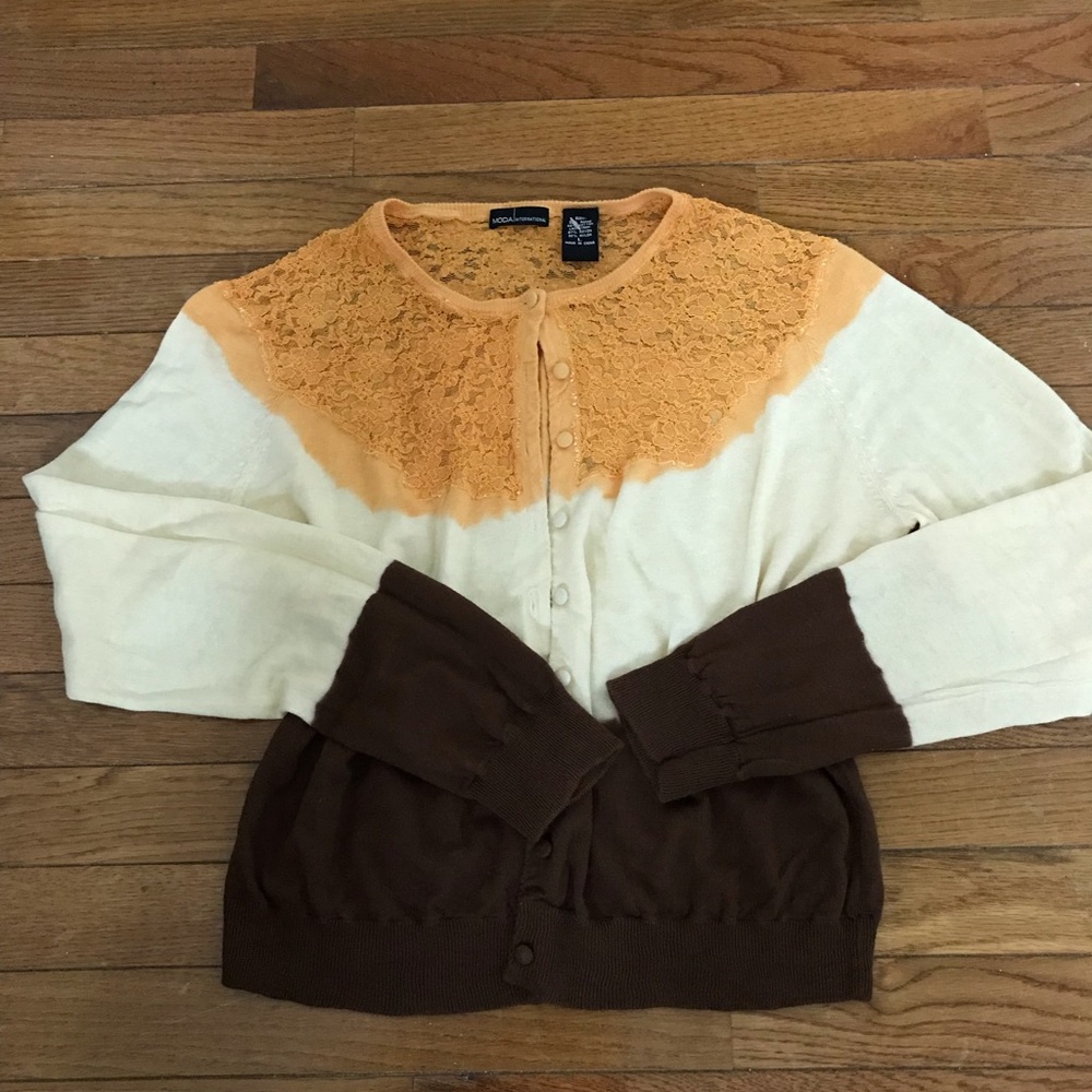 Moda international sweater cardigan - Picture 1 of 8